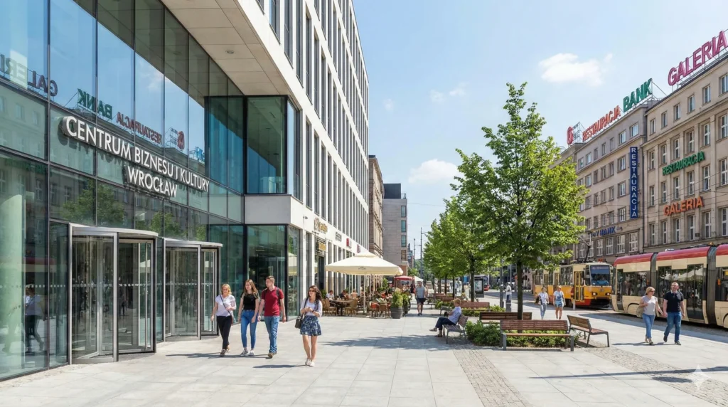 projekty budynków usługowych wrocław